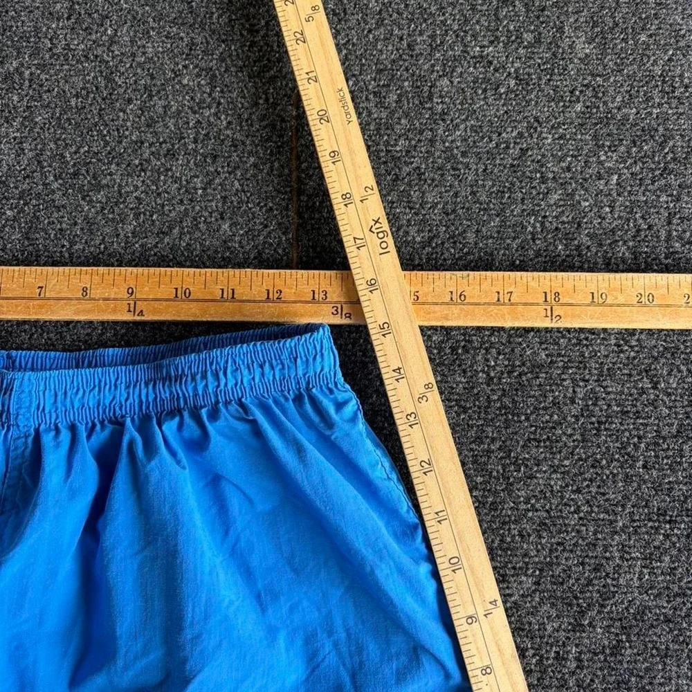 Original Watermen Hollywood Beach Patrol Junior Lifeguard Blue Swim Trunks Men M